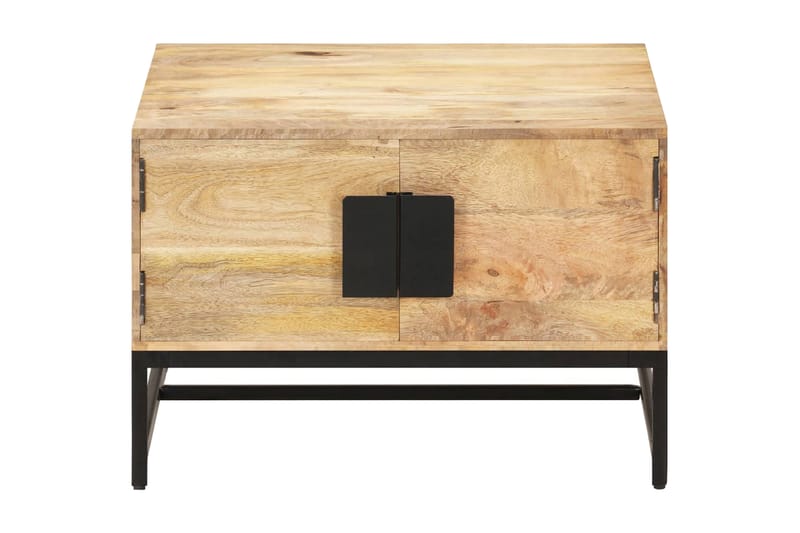 Sofabord 67x67x45 cm massivt mangotræ - Brun - Møbler - Borde - Sofabord