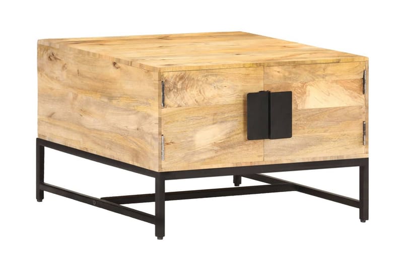 Sofabord 67x67x45 cm massivt mangotræ - Brun - Møbler - Borde - Sofabord