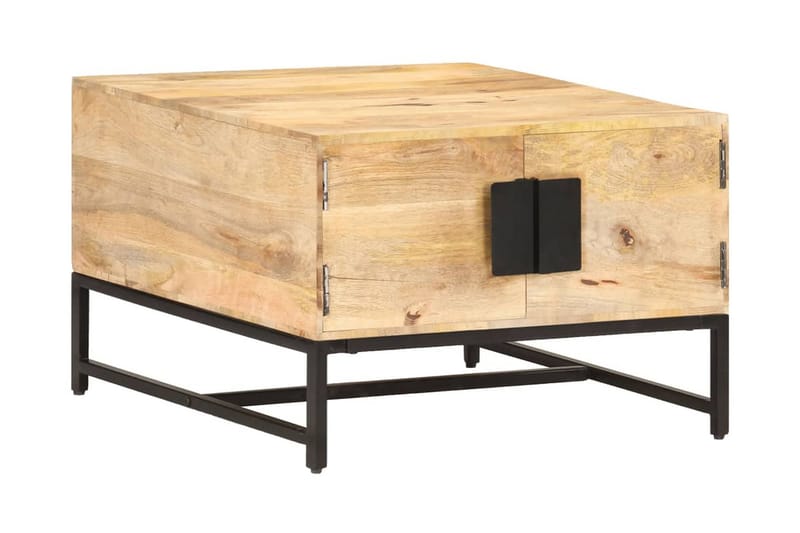 Sofabord 67x67x45 cm massivt mangotræ - Brun - Møbler - Borde - Sofabord