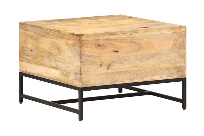 Sofabord 67x67x45 cm massivt mangotræ - Brun - Møbler - Borde - Sofabord