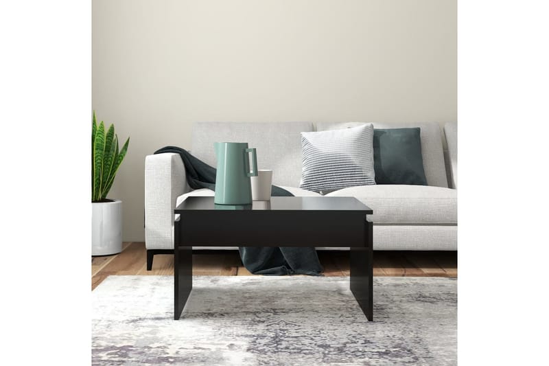 sofabord 68x50x38 cm spånplade sort - Sort - Møbler - Borde - Sofabord