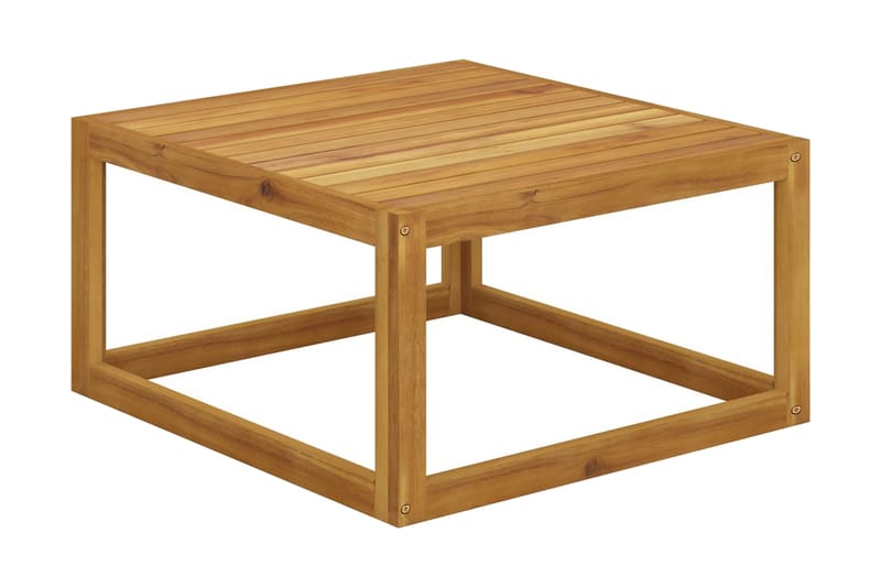Sofabord 68x68x29 cm massivt Akacietræ - Møbler - Borde - Sofabord