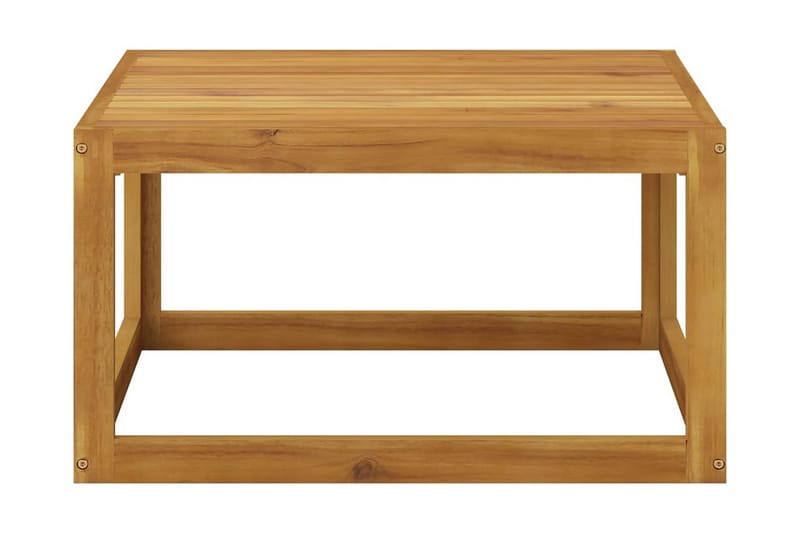 Sofabord 68x68x29 cm massivt Akacietræ - Møbler - Borde - Sofabord