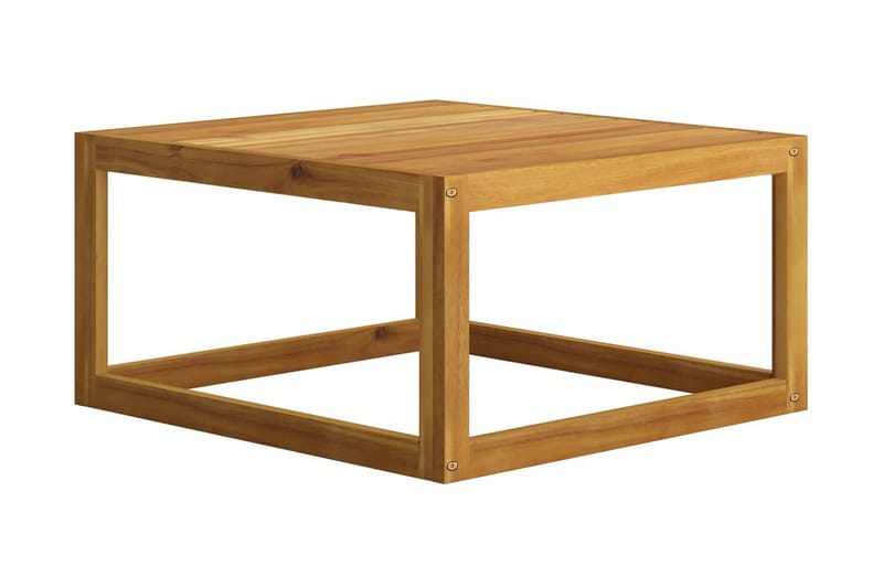 Sofabord 68x68x29 cm massivt Akacietræ - Møbler - Borde - Sofabord