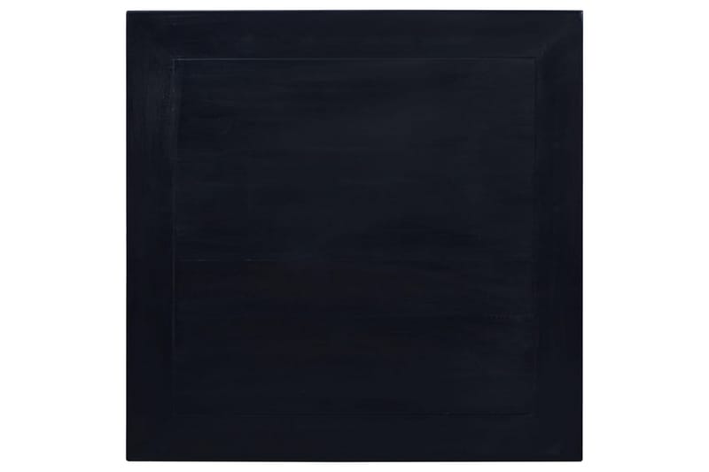 Sofabord 68x68x30 cm massivt mahognitræ mørkebrun - Sort - Møbler - Borde - Sofabord