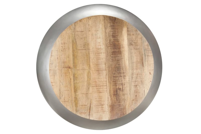 Sofabord 68x68x30 cm massivt mangotræ grå - Grå - Sofabord