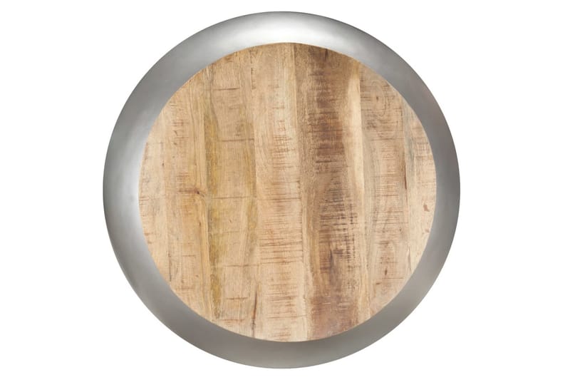 Sofabord 68x68x30 cm massivt mangotræ grå - Grå - Møbler - Borde - Sofabord