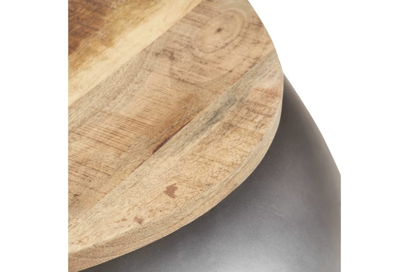 Sofabord 68x68x30 cm massivt mangotræ grå - Grå - Møbler - Borde - Sofabord