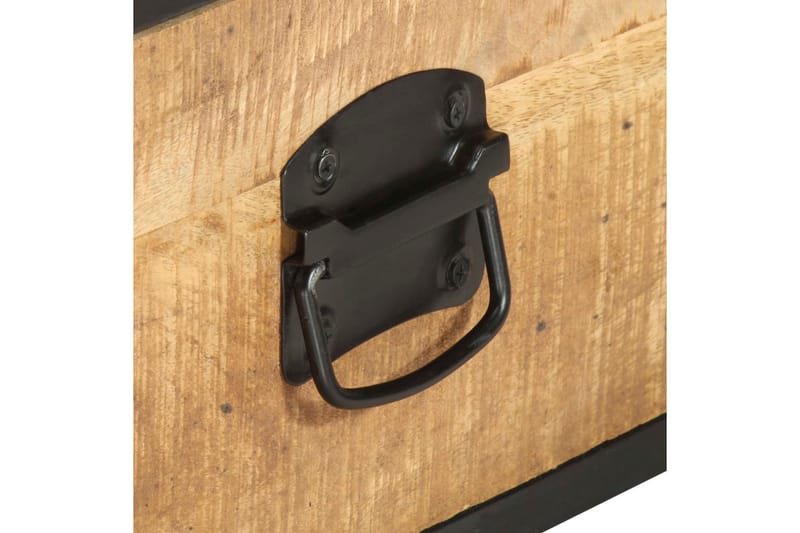 Sofabord 70x50x33 cm Massivt Mangotræ - Brun - Møbler - Borde - Sofabord