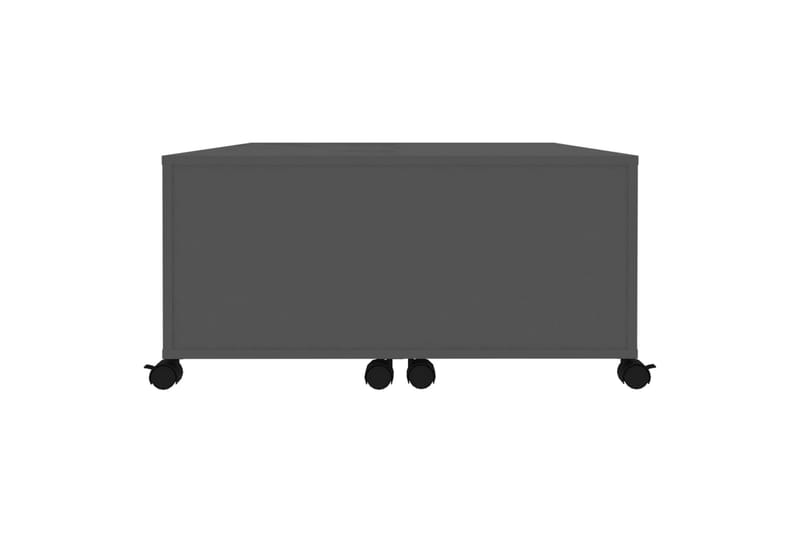 sofabord 75x75x38 cm spånplade grå - Grå - Sofabord