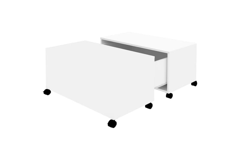 sofabord 75x75x38 cm spånplade hvid - Hvid - Møbler - Borde - Sofabord