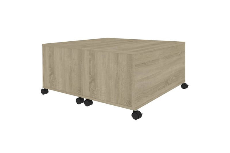 sofabord 75x75x38 cm spånplade sonoma-eg - Brun - Møbler - Borde - Sofabord