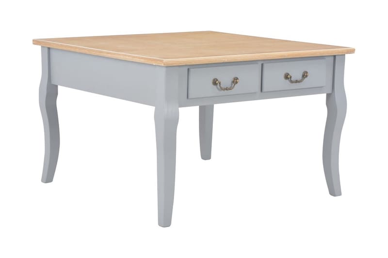 Sofabord 80 X 80 X 50 Cm Træ Grå - Grå - Møbler - Borde - Sofabord