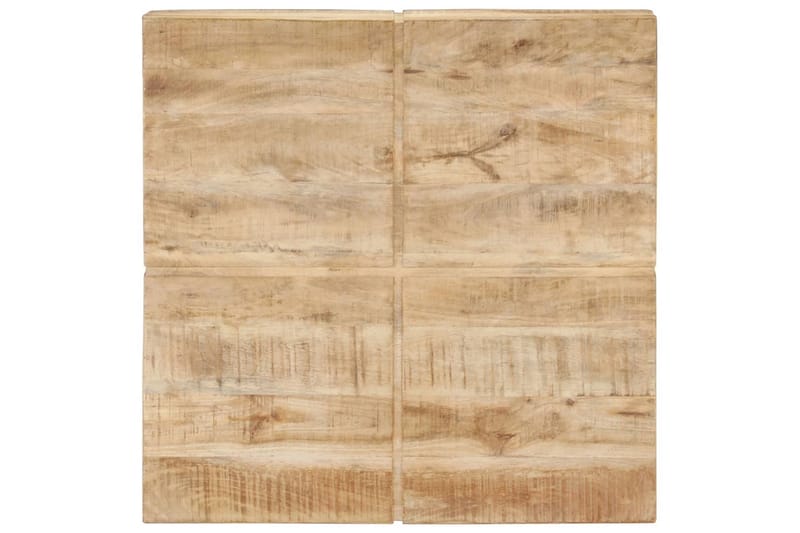 sofabord 80x80x28 cm massivt mangotræ - Brun - Sofabord