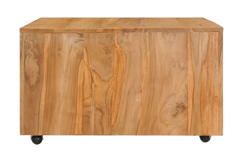 Sofabord 80x80x40 cm Massivt Teaktræ - Sofabord