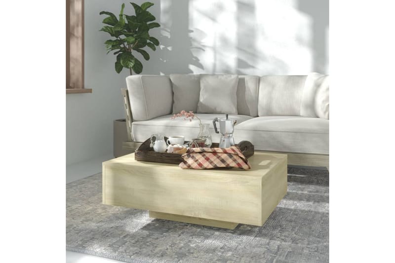 sofabord 85x55x31 cm cm spånplade sonoma-eg - Brun - Møbler - Borde - Sofabord
