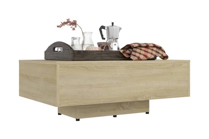 sofabord 85x55x31 cm cm spånplade sonoma-eg - Brun - Møbler - Borde - Sofabord