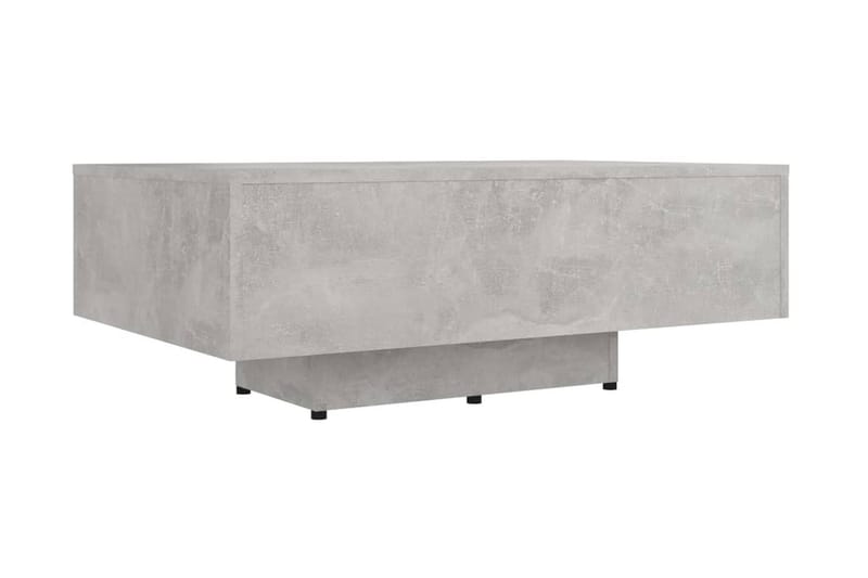 sofabord 85x55x31 cm spånplade betongrå - Grå - Sofabord