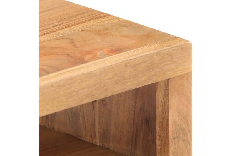 sofabord 90 x 45 x 40 cm massivt akacietræ - Brun - Sofabord
