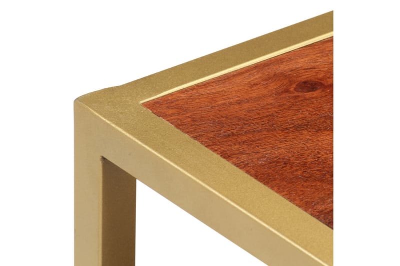 sofabord 90 x 50 x 40 cm massivt akacietræ - Brun - Møbler - Borde - Sofabord