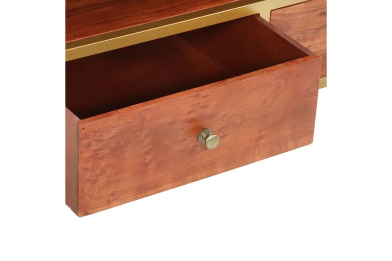 sofabord 90 x 50 x 40 cm massivt akacietræ - Brun - Møbler - Borde - Sofabord