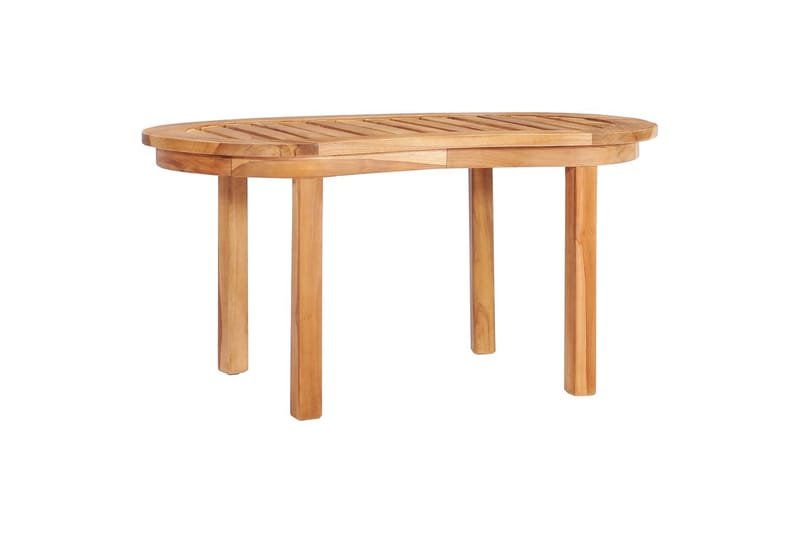 sofabord 90 x 50 x 45 cm massivt teaktræ - Brun - Møbler - Borde - Sofabord