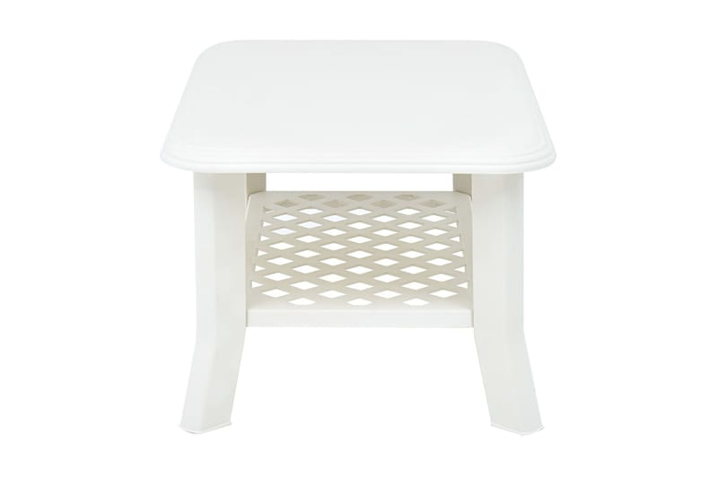 sofabord 90 x 60 x 46 cm plastik hvid - Hvid - Møbler - Borde - Sofabord