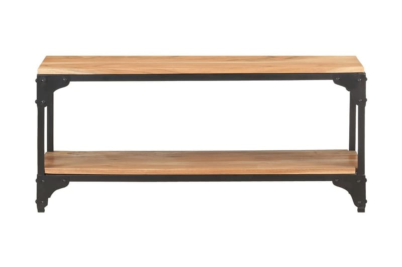 sofabord 90x30x40 cm massivt akacietræ - Brun - Sofabord
