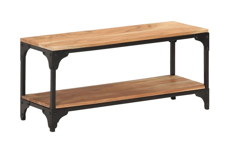 sofabord 90x30x40 cm massivt akacietræ - Brun - Møbler - Borde - Sofabord