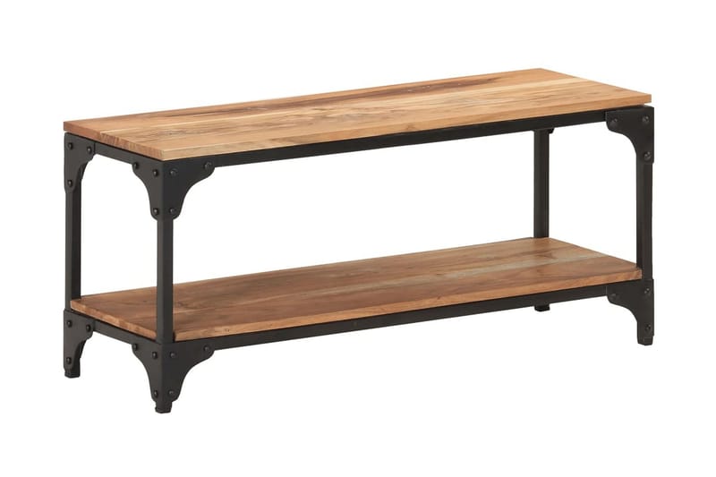 sofabord 90x30x40 cm massivt akacietræ - Brun - Møbler - Borde - Sofabord