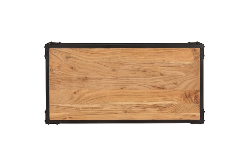sofabord 90x45x35 cm massivt akacietræ - Brun - Møbler - Borde - Sofabord