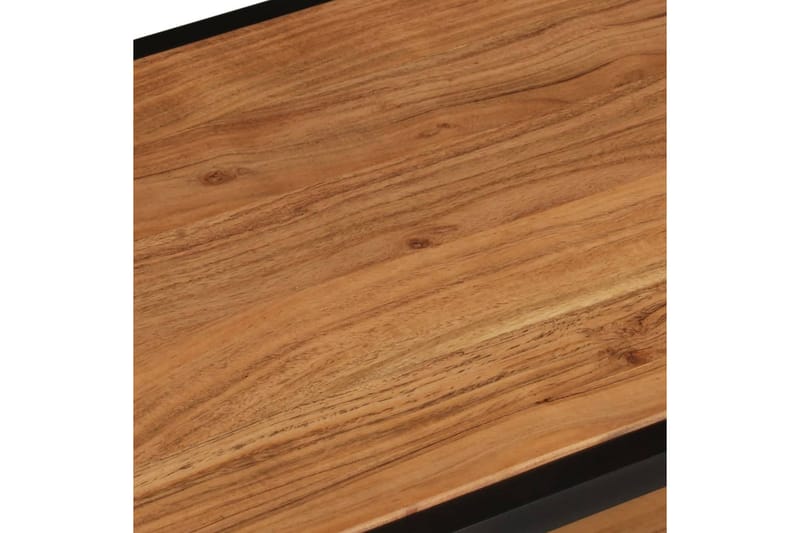 sofabord 90x45x35 cm massivt akacietræ - Brun - Møbler - Borde - Sofabord