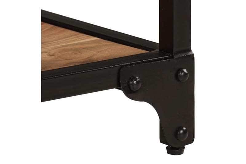 sofabord 90x45x35 cm massivt akacietræ - Brun - Møbler - Borde - Sofabord