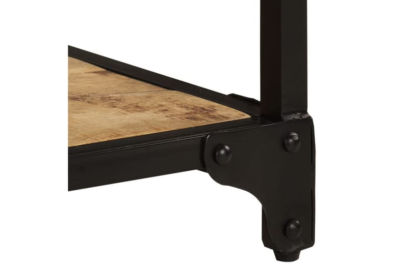 sofabord 90x45x35 cm massivt ru mangotræ - Brun - Møbler - Borde - Sofabord