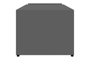 Sofabord 90X45X35 cm Spånplade Grå Höjglans - Møbler - Borde - Sofabord