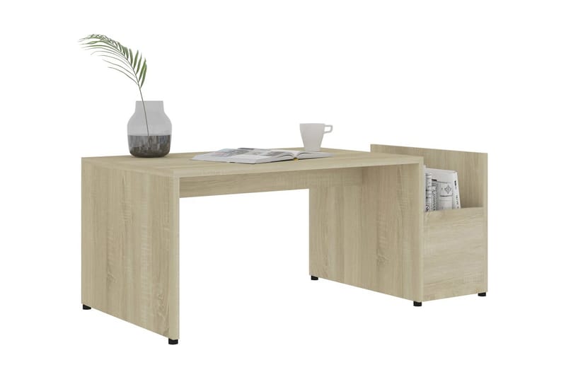 Sofabord 90X45X35 Spånplade Sonoma-Eg - Møbler - Borde - Sofabord