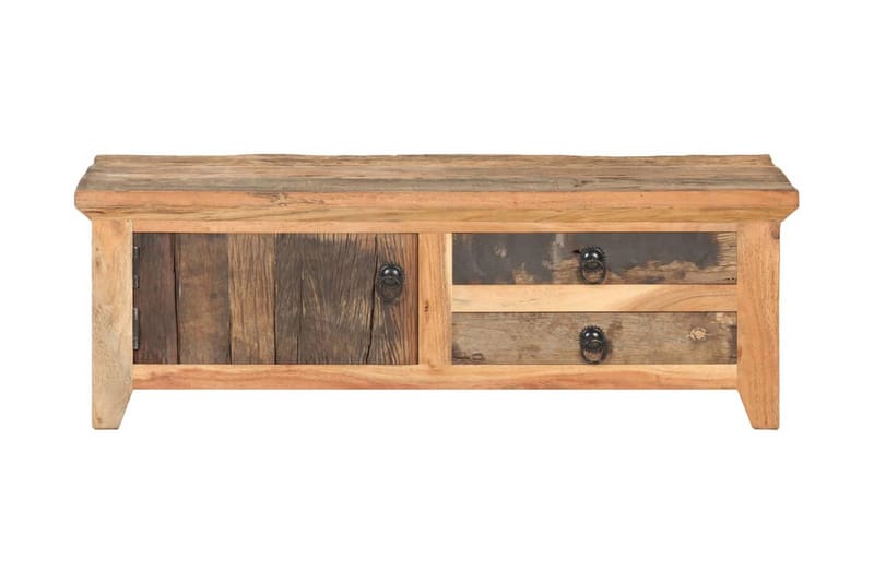 Sofabord 90x50x31 cm massivt genbrugstræ - Møbler - Borde - Sofabord