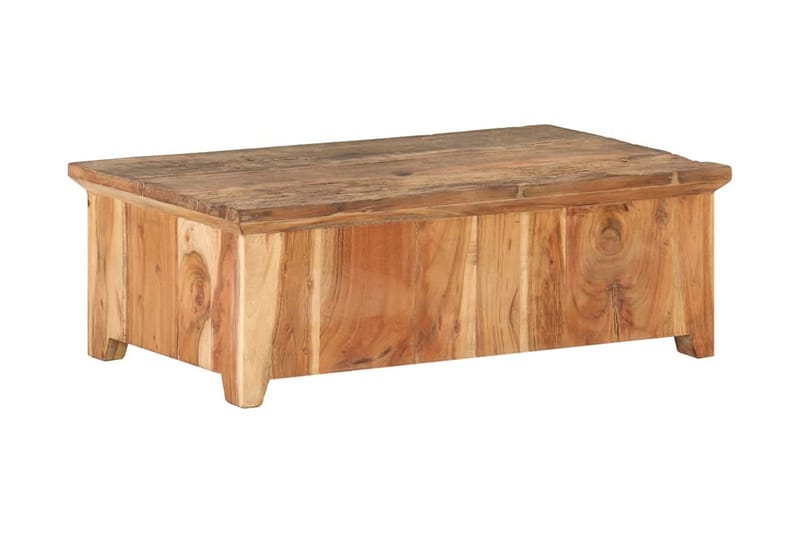 Sofabord 90x50x31 cm massivt genbrugstræ - Møbler - Borde - Sofabord