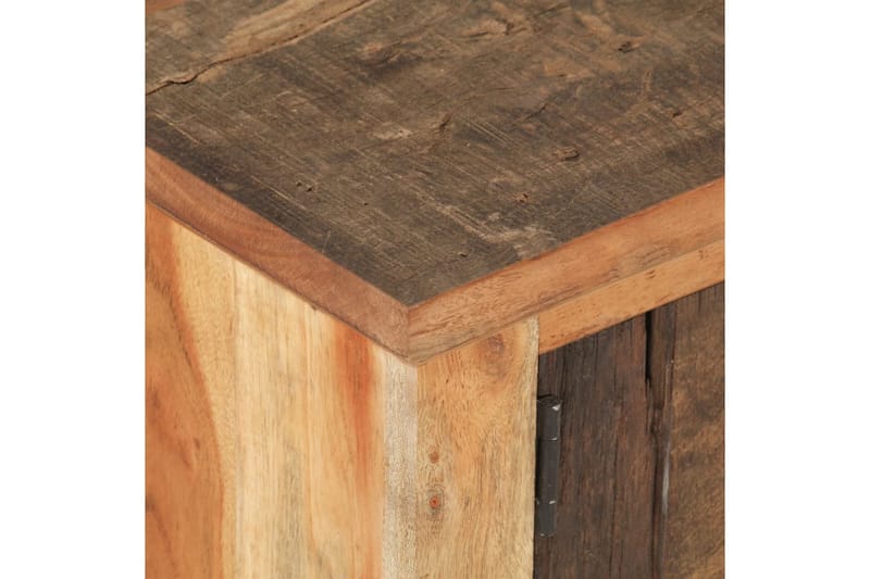 Sofabord 90x50x31 cm massivt genbrugstræ - Møbler - Borde - Sofabord
