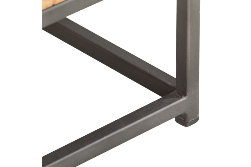 sofabord 90x50x35 cm massivt genbrugstræ - Brun - Møbler - Borde - Sofabord