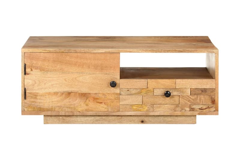 Sofabord 90x50x35 cm massivt mangotræ - Møbler - Borde - Sofabord