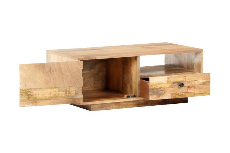 Sofabord 90x50x35 cm massivt mangotræ - Møbler - Borde - Sofabord