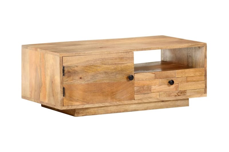 Sofabord 90x50x35 cm massivt mangotræ - Møbler - Borde - Sofabord