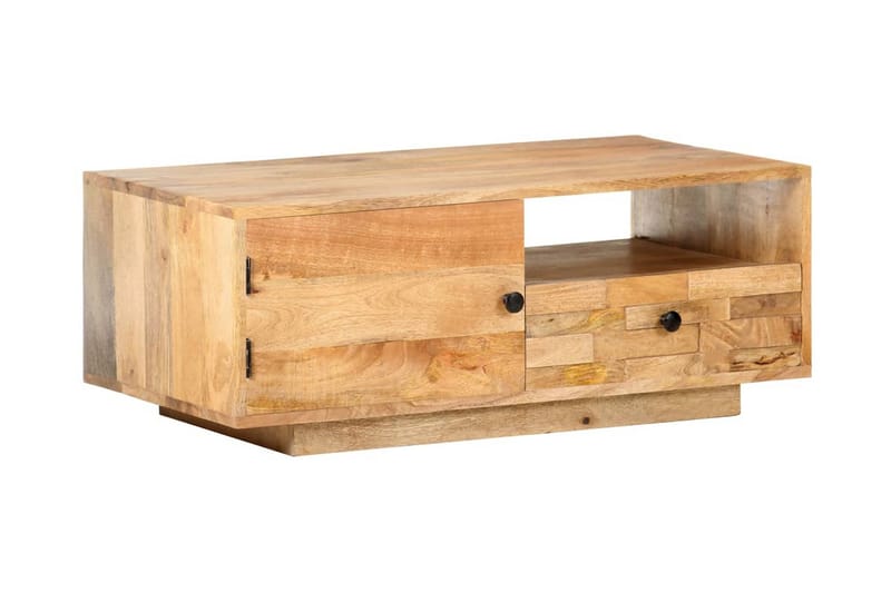 Sofabord 90x50x35 cm massivt mangotræ - Møbler - Borde - Sofabord