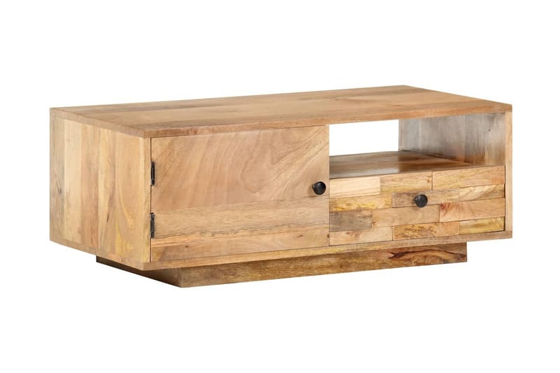 Sofabord 90x50x35 cm massivt mangotræ - Møbler - Borde - Sofabord