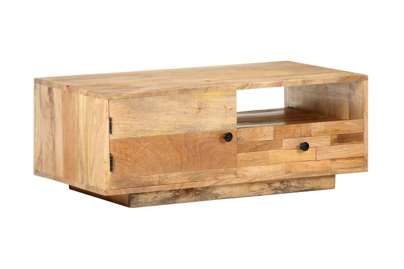 Sofabord 90x50x35 cm massivt mangotræ - Møbler - Borde - Sofabord