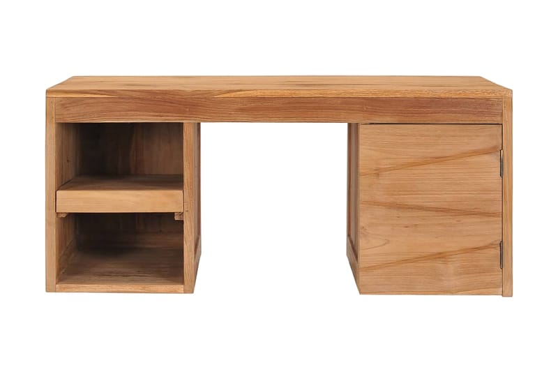 Sofabord 90x50x40 cm Massivt Teaktræ - Møbler - Borde - Sofabord