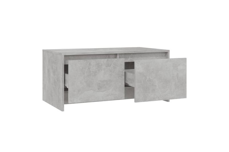 sofabord 90x50x41,5 cm spånplade betongrå - Grå - Sofabord