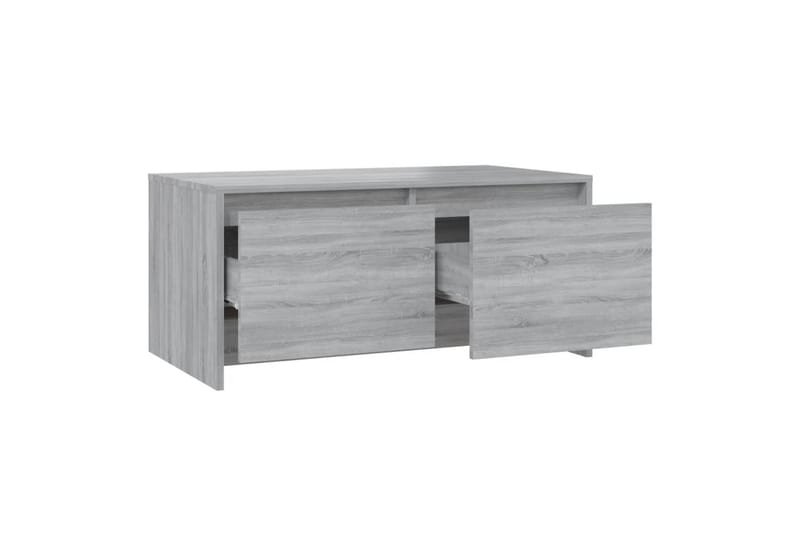 sofabord 90x50x41,5 cm spånplade grå sonoma-eg - Grå - Sofabord