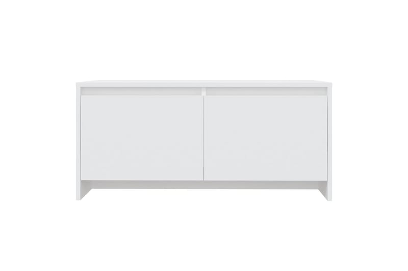 sofabord 90x50x41,5 cm spånplade hvid - Hvid - Sofabord